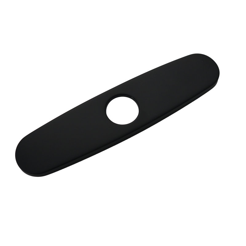Écusson de plaque d'évier de cuisine, Noir mat