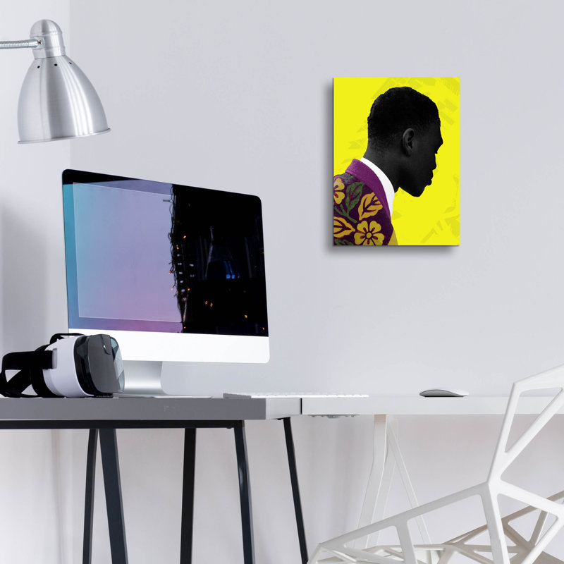 Art mural en verre épique «Hezekiah» par NUMA Art, 12 po x 16 po, H 16 po x l 12 po