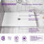 Base de bac de douche à seuil simple de l 60 po x P 32 po avec ensemble de bonde et couvercle de bonde inclus, antidérapant-65273738-65134833