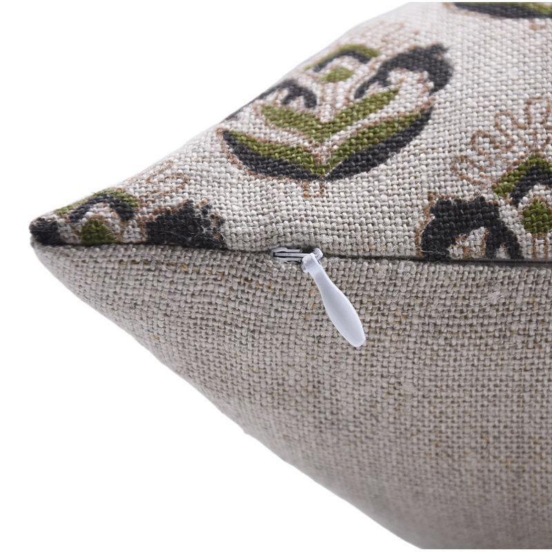 Linen Pillow Cover, Square, 22"H x 22"W, Chui-Mui Floral