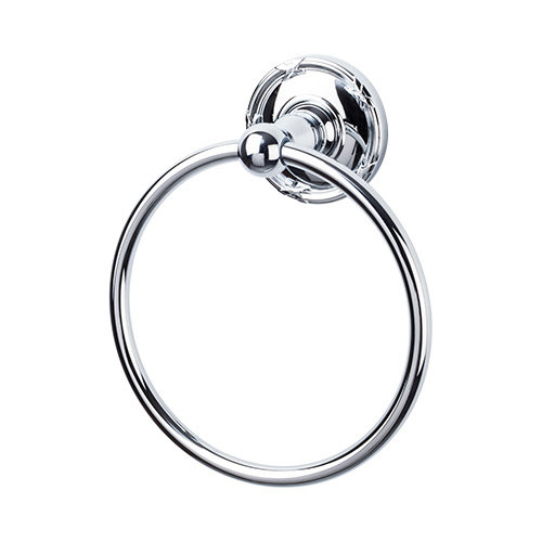 Edwardian Bath  Towel Ring, Polished Chrome