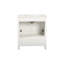 Meuble-lavabo de 30 po avec comptoir en marbre, armoire en bois massif blanc. Style élégant, mécanisme de fermeture en douceur. Meuble-lavabo 24V03-30Wh entièrement assemblé, comptoir d'armoire. Conception tendance, fermeture.