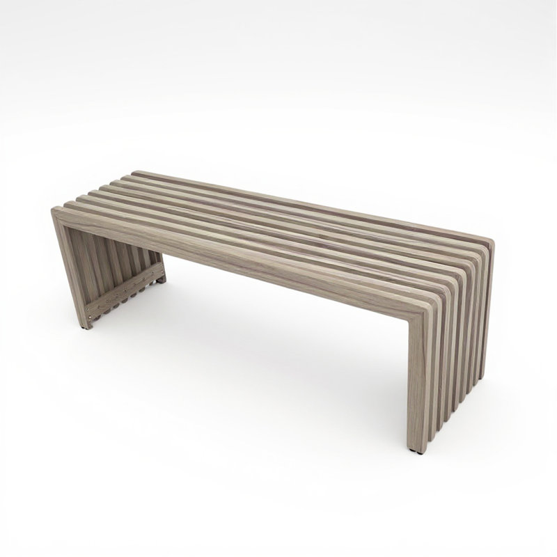 Dune Rounded Bench - Ash Brown