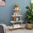 Solid Bamboo Wood Oxford “A”Frame Ladder Display Bookshelf