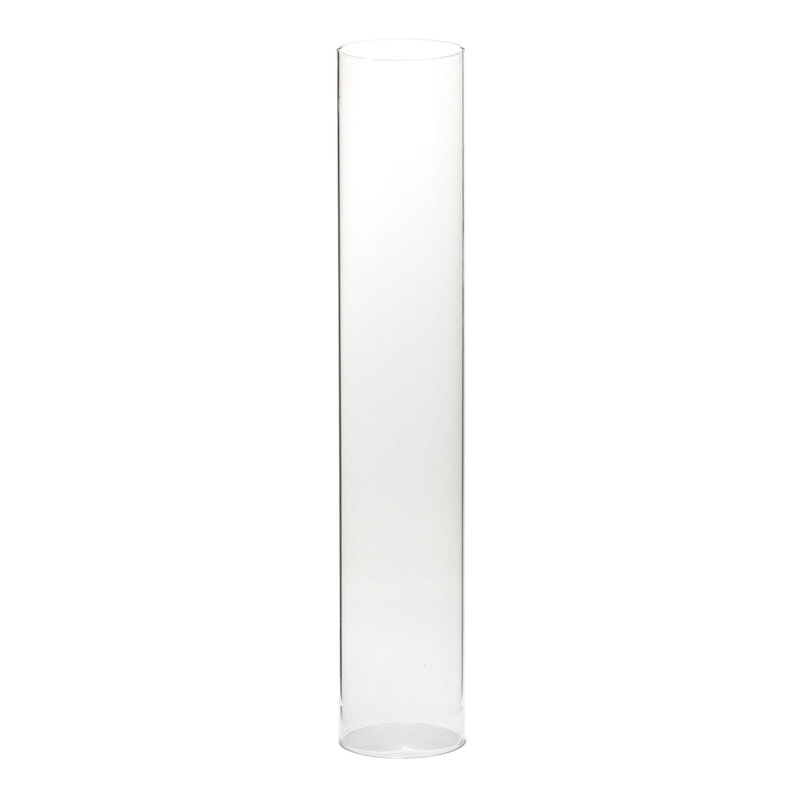 Glass Tabletop Hurricane, 24" H x 5.5" W x 5.5" D