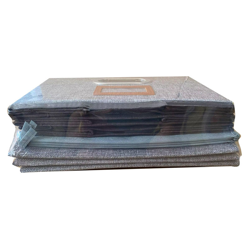 Ebern Designs Bin, 20 cm H x 33 cm W x 23 cm D, Grey