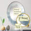 Blanc et bleu zen Zephyr Spiral - Miroir mural en spirale MIR106242 O-95184226