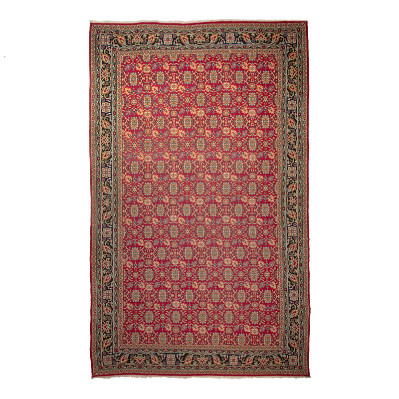 Red Flatweave Wool Rug - 16'1"" x 25'2""