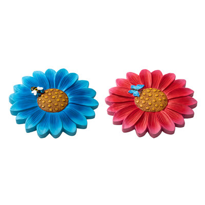 2 pièces de 10 pi de style ciment et fleur texturée