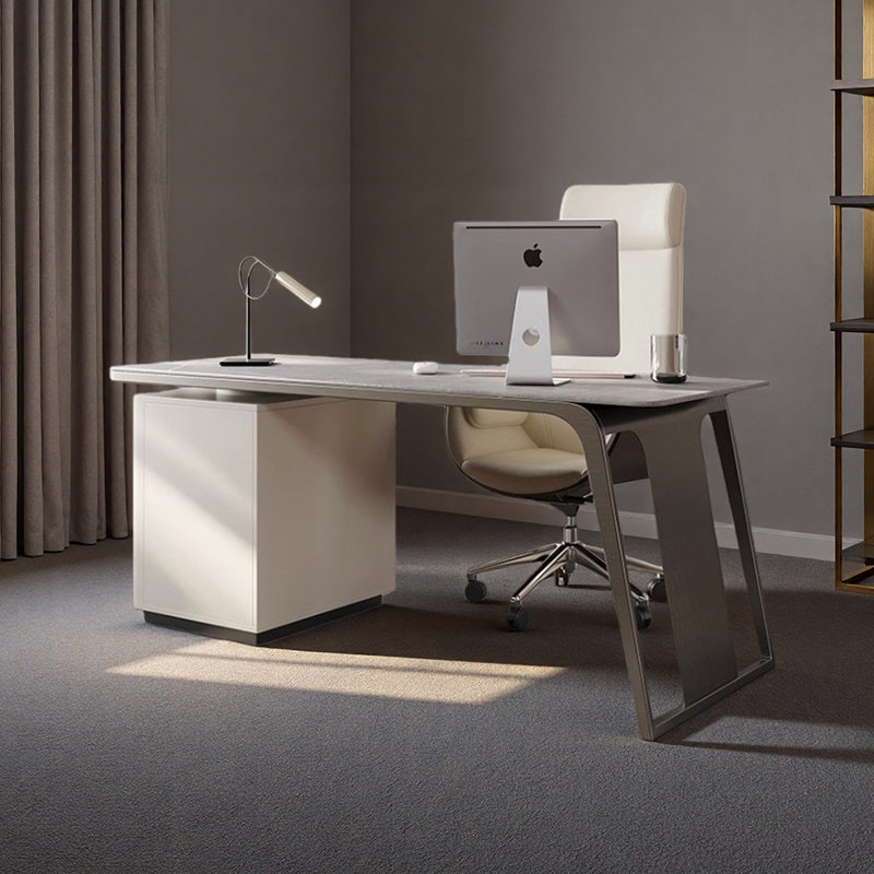 Holst, H 28,74 po x l 55,12 po x P 27,56 po, Gris / Blanc