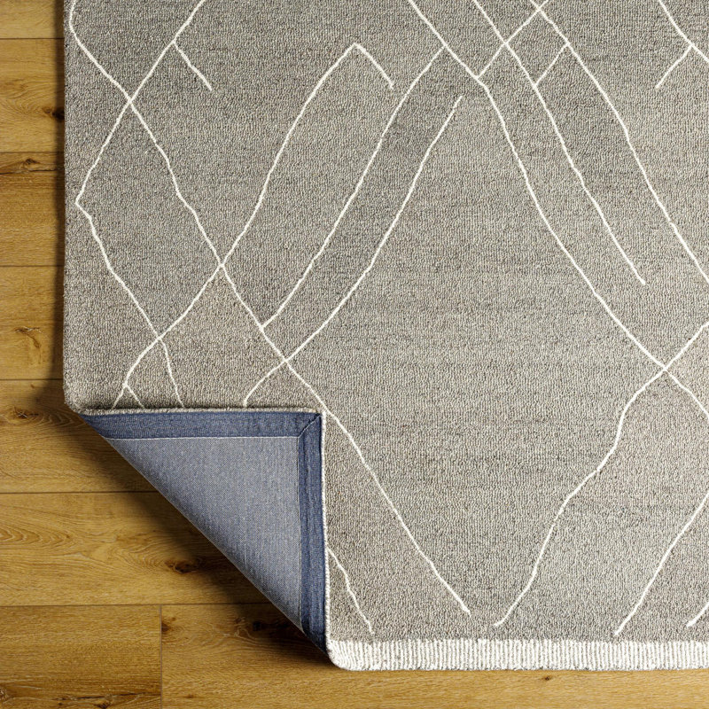 Tapis rectangulaire en laine Peregrina, Rectangle 6 pi x 9 pi