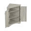 Modern MDF Triangle Corner Storage Cabinet With Adjustable Shelves For Bathroom Organization And Space-Saving Design-1738232308