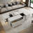 Rectangular Sliding Top Coffee Table With 2 Drawers And 2 Hidden Storage Compartments-1182720498