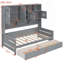 Lit de jour simple avec 2 tiroirs, armoire et tablette tout-en-un, lit de jour-212764681-212764683