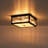Celora 4 - Light Square Glass Bar Flush Mount Ceiling Light-114434314-114434315