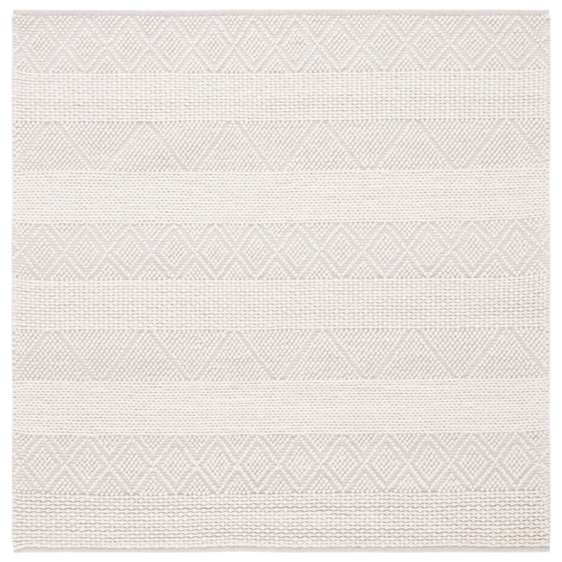 Natura Hand Woven Wool Solid Color Rug, Rectangle 6' x 9'