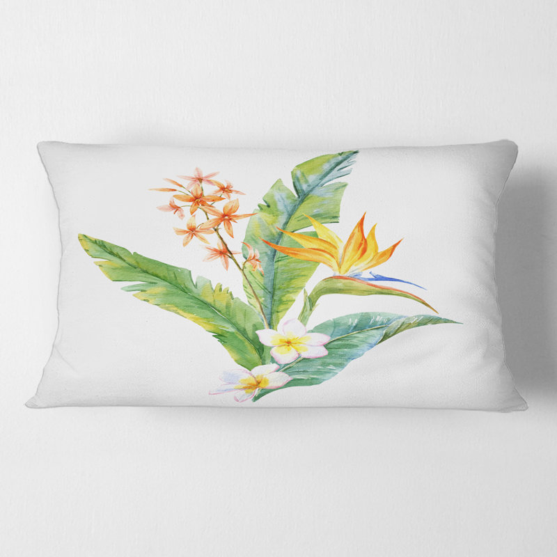 Floral Throw Pillow