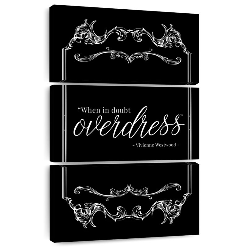 Tergel Overdress Typography, 32" H x 20" W