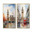 Big Benlondon Skylines I - London Skyline, ensemble de 2 impressions sur toile-102576151-102576149