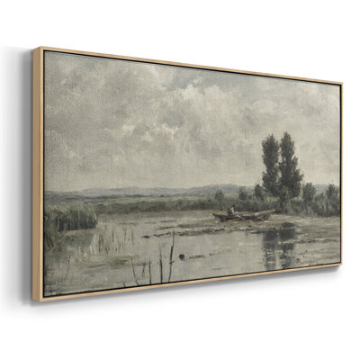 Série nautique-CDxxiii - Toile tendue avec châssis encadré - Prêt à être accroché