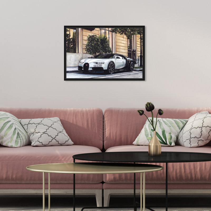 Tout ce que vous voulez - peinture sur toile, Cadre flottant noir, H 10 po x l 15 po