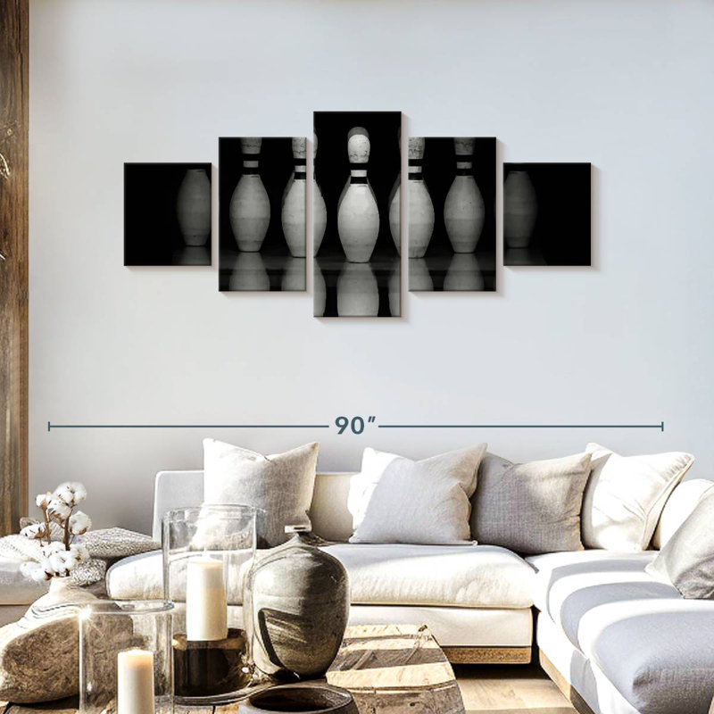  «Bowling Pins Reflection, H 30 po x l 68 po