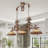Ahran 3 - Light Verona Bronze Kitchen Island Pendant