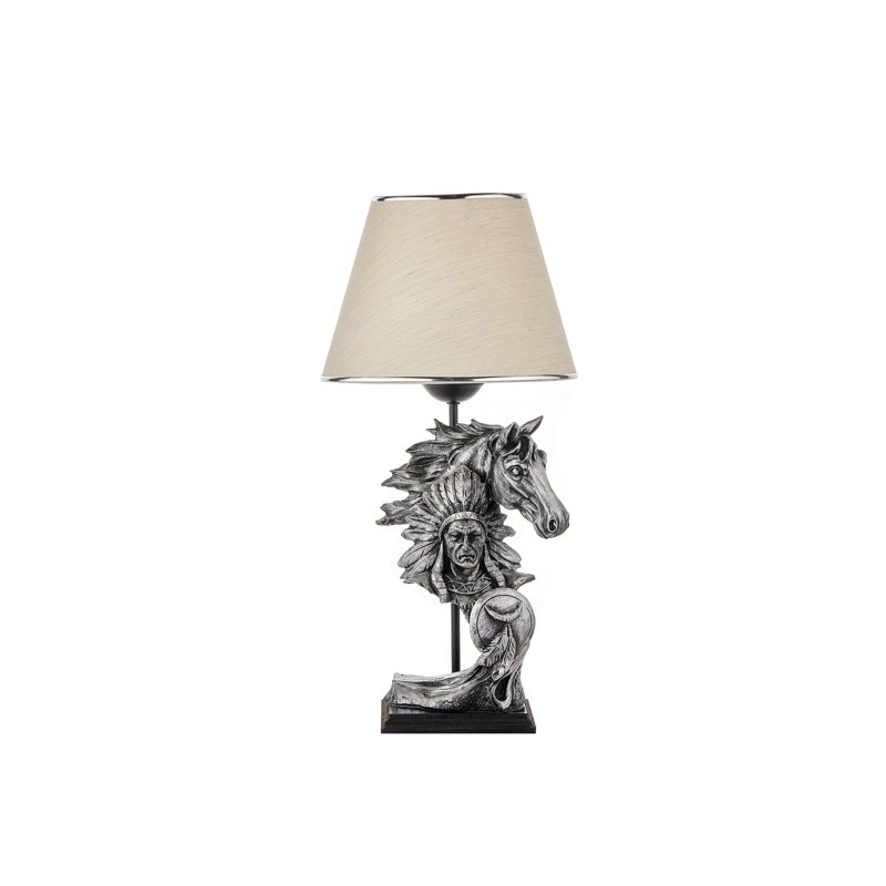 Lampe de table Danwood, gris, Blanc