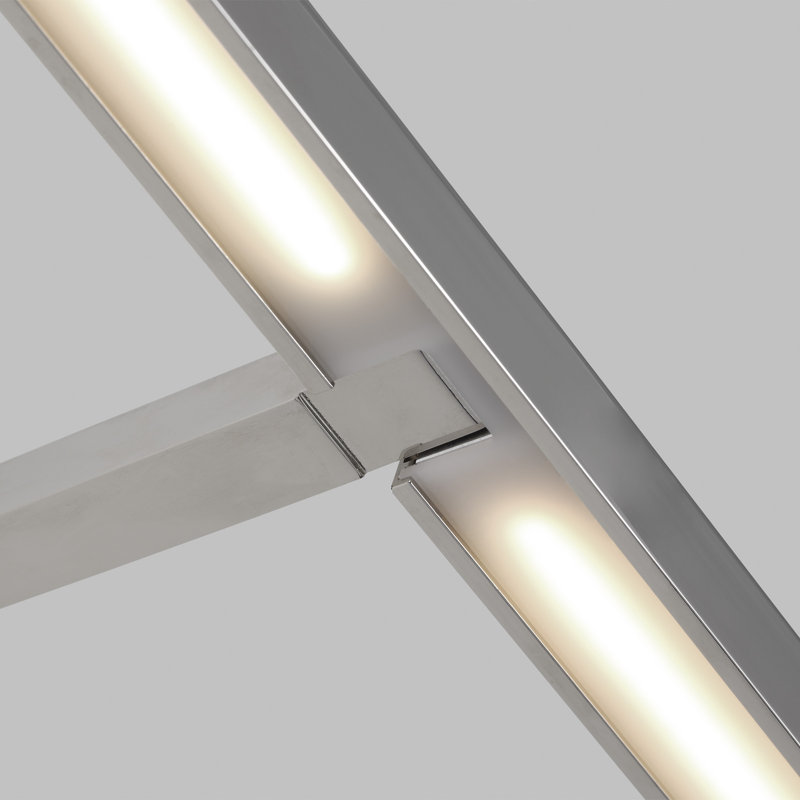 Kal Dimmable LED Wall Mounted Picture Light, Polished Nickel