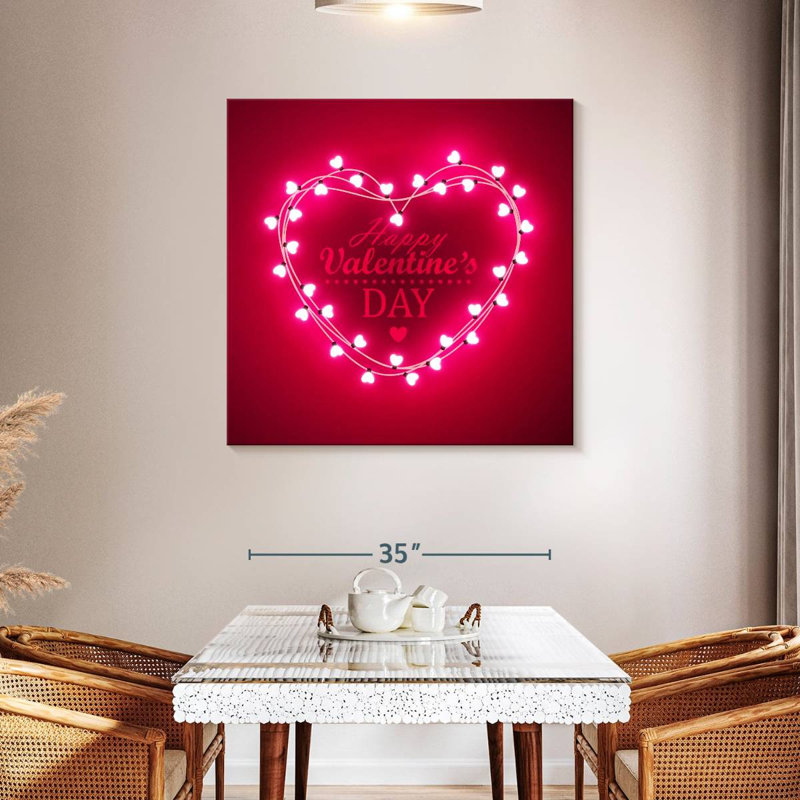 Lumières du cœur de la Saint-Valentin Lelend