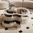 Light luxury cream style coffee table