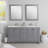 Nimay 60.5'' Double Bathroom Vanity with Cultured Marble Top-98588162