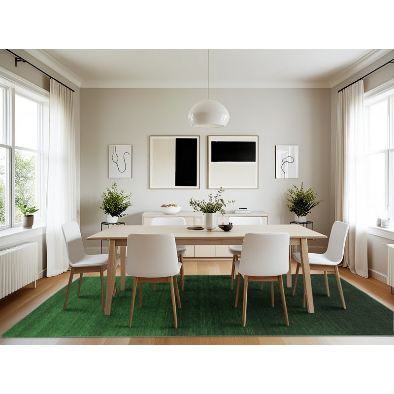 Washable Abstract Indoor Rug, Rectangle 7' x 10'
