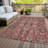 Myda Flatweave Washable Oriental Indoor / Outdoor Rug-1502133389