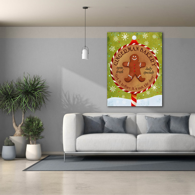 Epic Graffiti 'Gingerman Bakery'  by Art Licensing Studio Canvas Wall Art, 40" x 54"