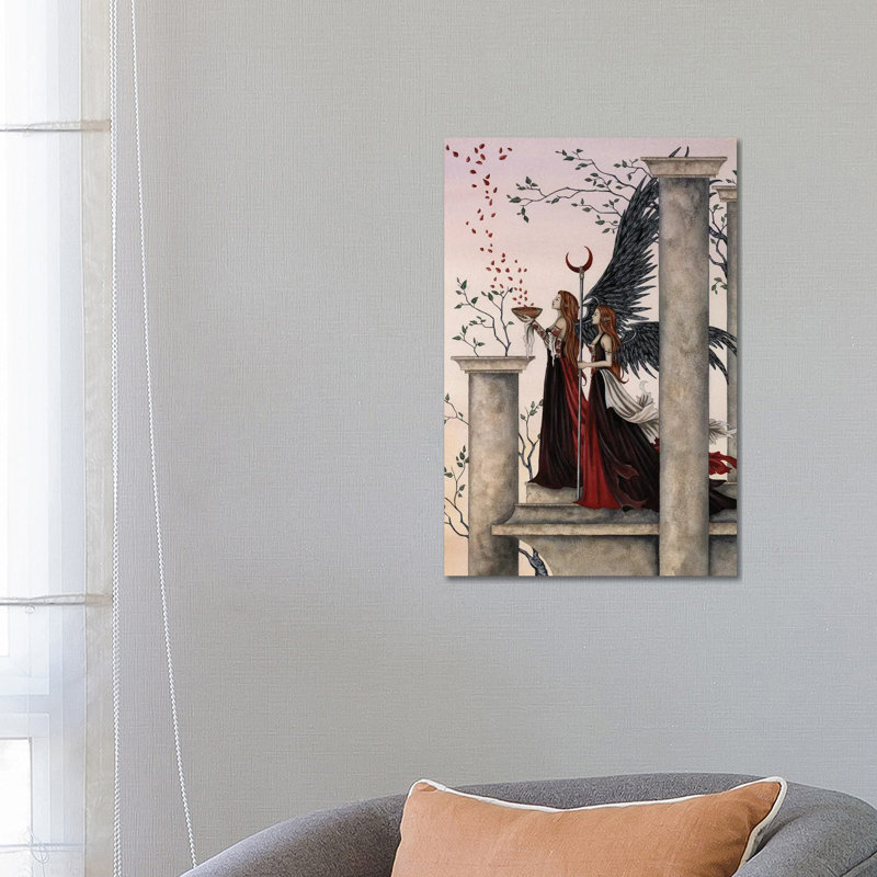 «Rose Spell» par Amy Brown, impression sur toile tendue, H 26 po x l 18 po x 1,5 po