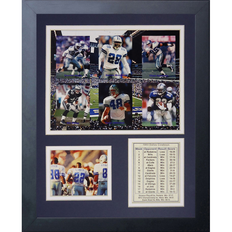 Memorabili encadrée 1993 champs dallas cowboys