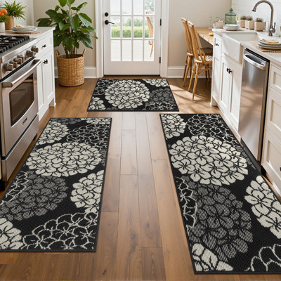 Non-slip Stain-resistant Kitchen Mat (Set of 3)