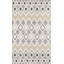 Tapis à motif géométrique à chevrons moderne brun / gris / beige Kearyn-1813276482