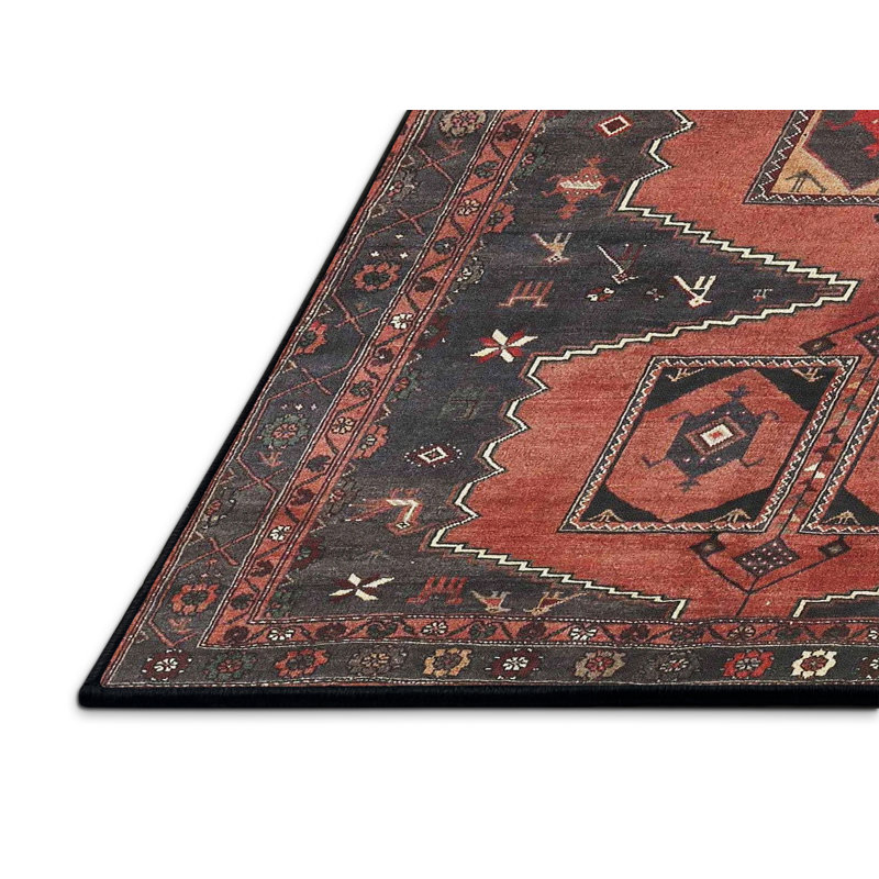 Bonparker Performance Southwestern Indoor Rug, Rectangle 2' x 5'