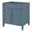 Meuble-lavabo de salle de bain de 30 po sans lavabo supérieur, armoire de rangement moderne avec 2 tiroirs et un tiroir rabattable (BASSIN INCLUS)-2026041321