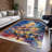 Machine Washable Indoor/Outdoor Christmas Tree Xhevrie Navy Rug-2046709858