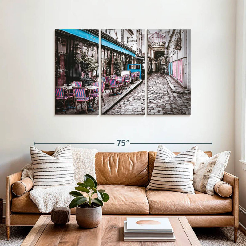 Sebbie Retro Pop French Cafe, 36" H x 57" W