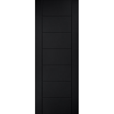 Laminate Linear Pre-finished Black Laminate Doors FD 30