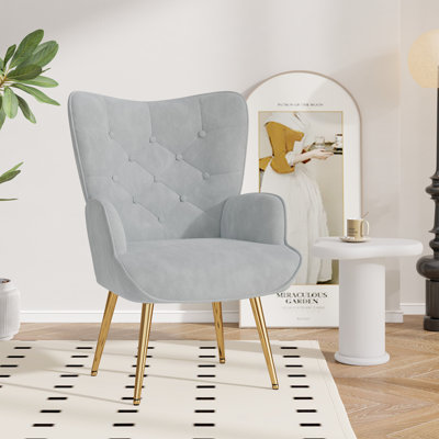 Pureza Upholstered Wingback Chair