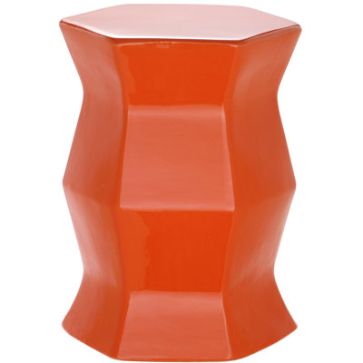 Debrorah Ceramic Accent Stool