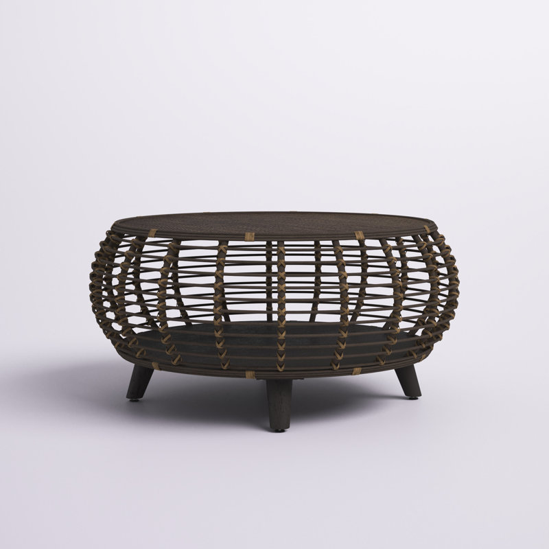 Table basse 4 pieds Costas, Espresso