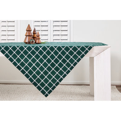 Windowpane - 100% Pure Linen Table Throw