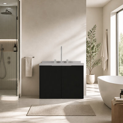 Freestanding Standard With Stone Top