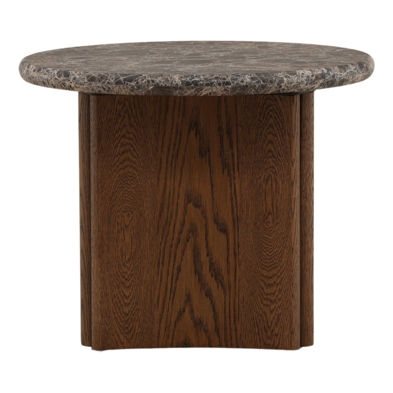 Oja Side Table, Dark Brown